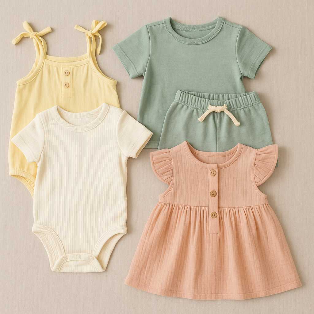 Baju Bayi Nyaman & Lucu Saat Cuaca Panas