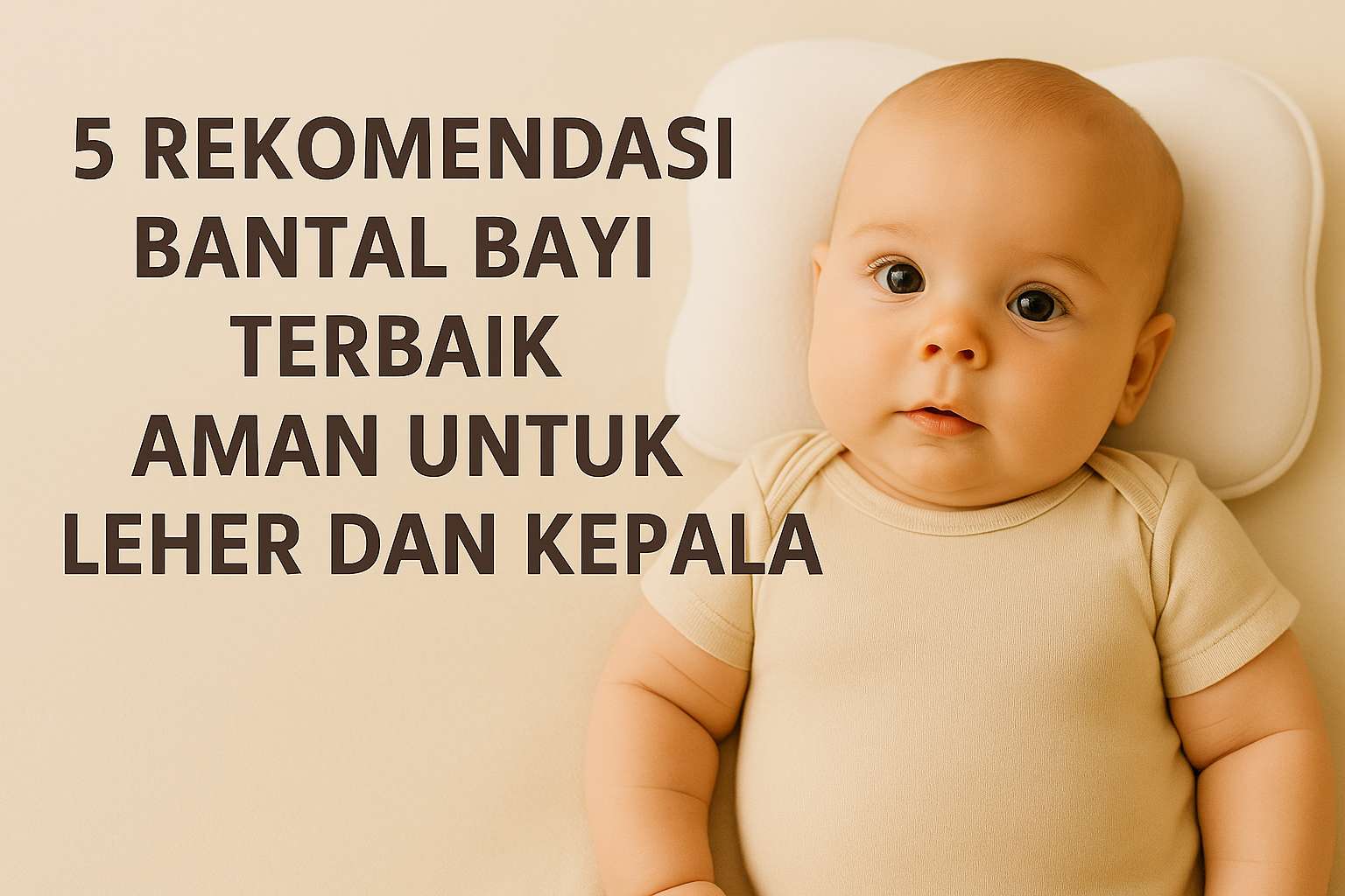 Rekomendasi Bantal Bayi Terbaik & Aman