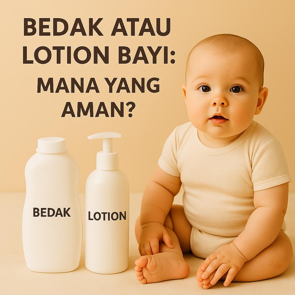 Bedak atau Lotion Bayi: Mana yang Aman?