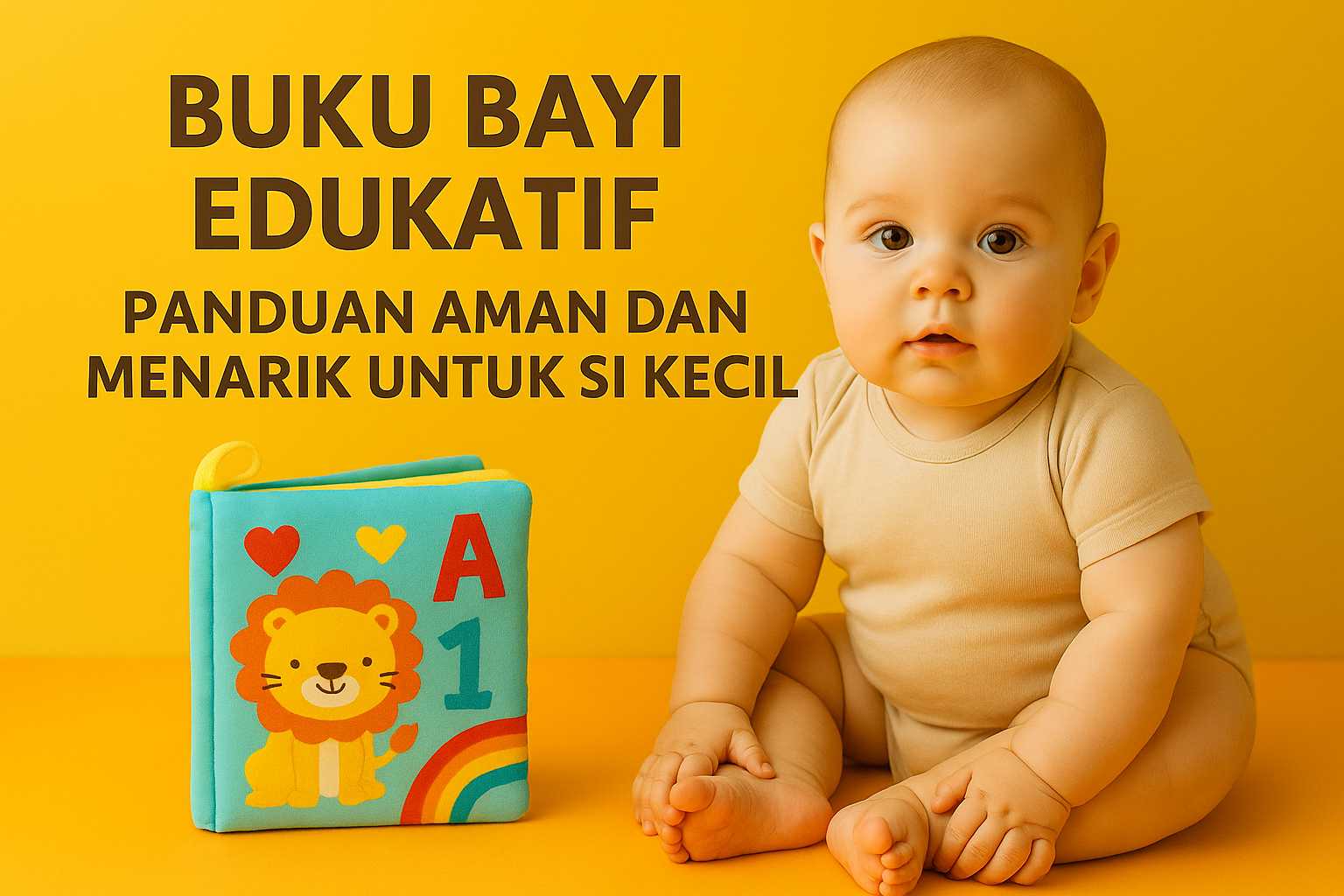 Pilih Buku Bayi Aman & Edukatif