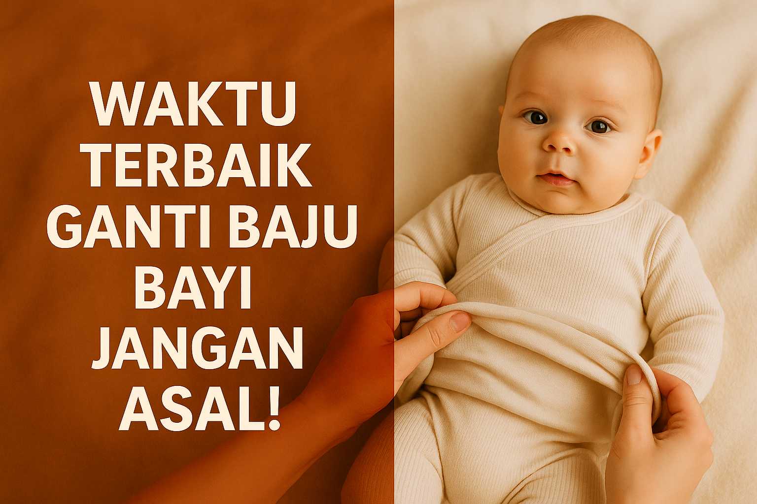 Waktu Ideal Ganti Baju Bayi Baru Lahir