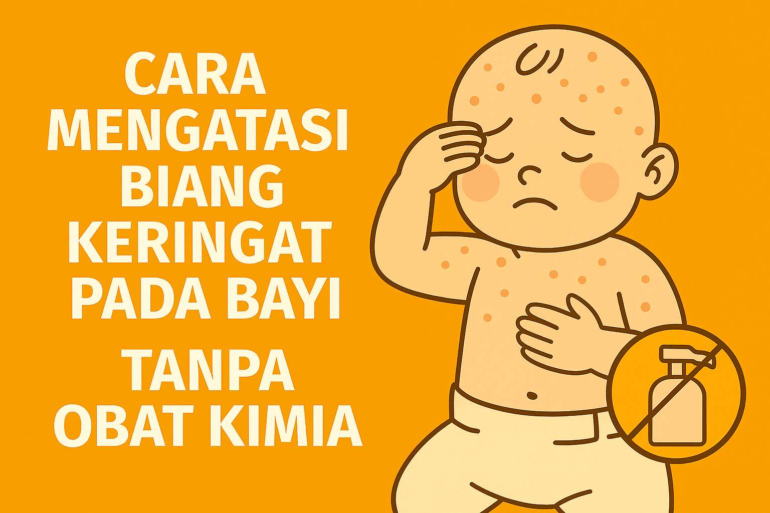 Biang Keringat Bayi: Cara Alami Tanpa Obat Kimia