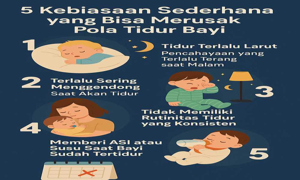 Kebiasaan Merusak Tidur Bayi: Hindari 5 Hal Sepele Ini