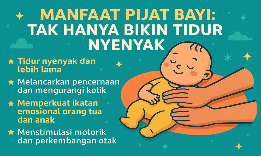 Manfaat Pijat Bayi untuk Kesehatan & Tidur