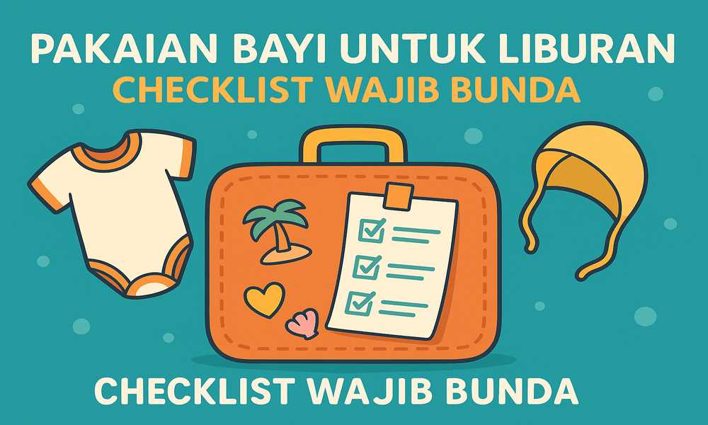 Pakaian Bayi untuk Liburan: Checklist Wajib Bunda