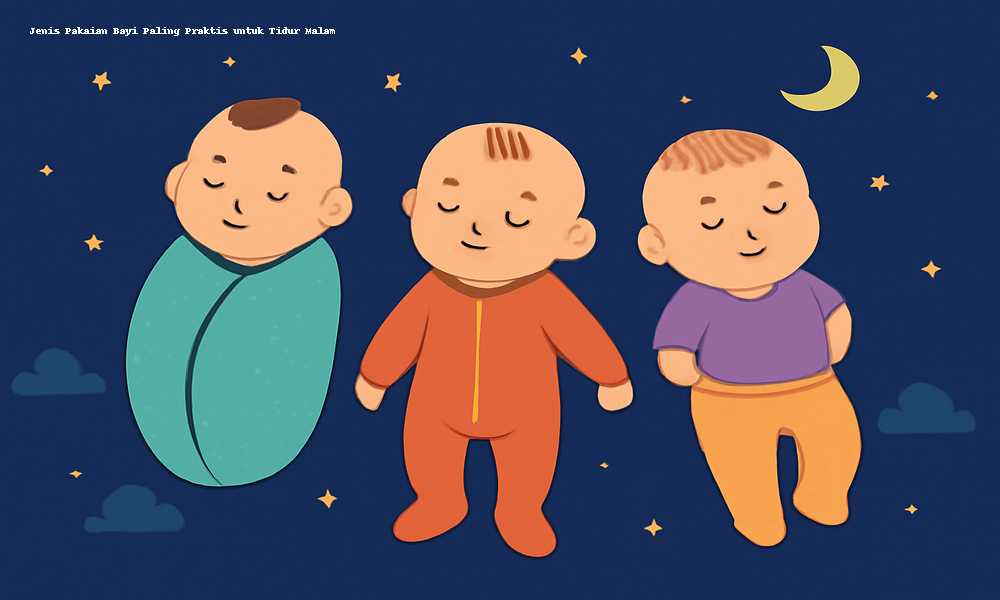 Pakaian Bayi Praktis untuk Tidur Malam