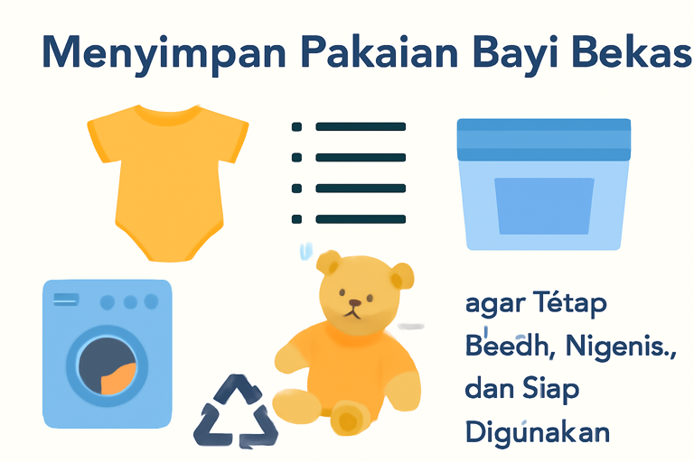 Panduan Menyimpan Pakaian Bayi Bekas dengan Tepat