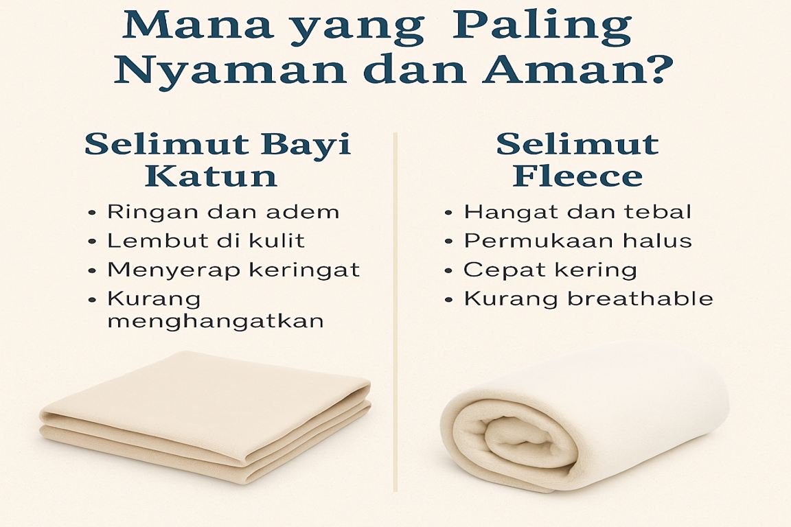 Selimut Katun vs Fleece: Pilih Mana untuk Nyaman dan Aman?
