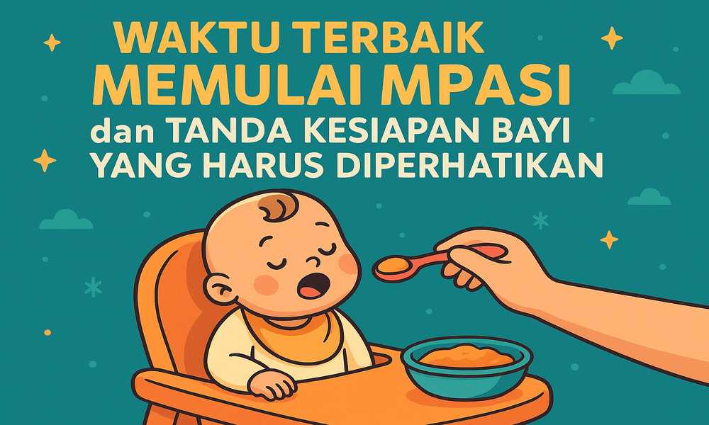 Waktu Terbaik Memulai MPASI dan Tanda Bayi Sudah Siap