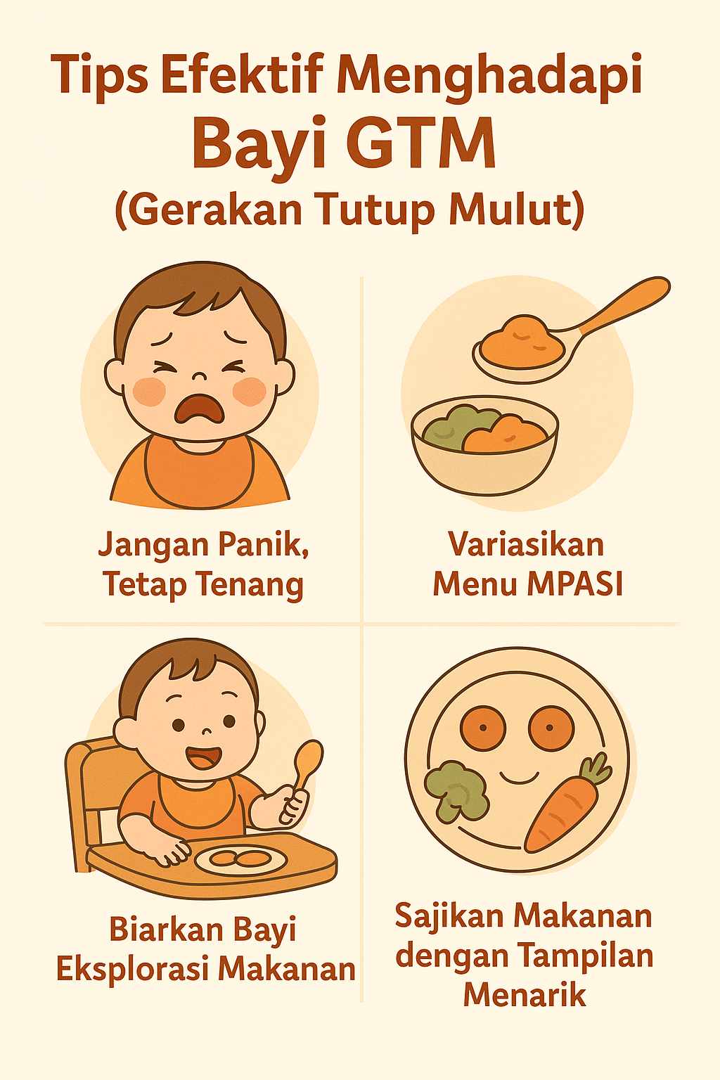 Bayi GTM: Tips Efektif Agar Lahap Makan Lagi