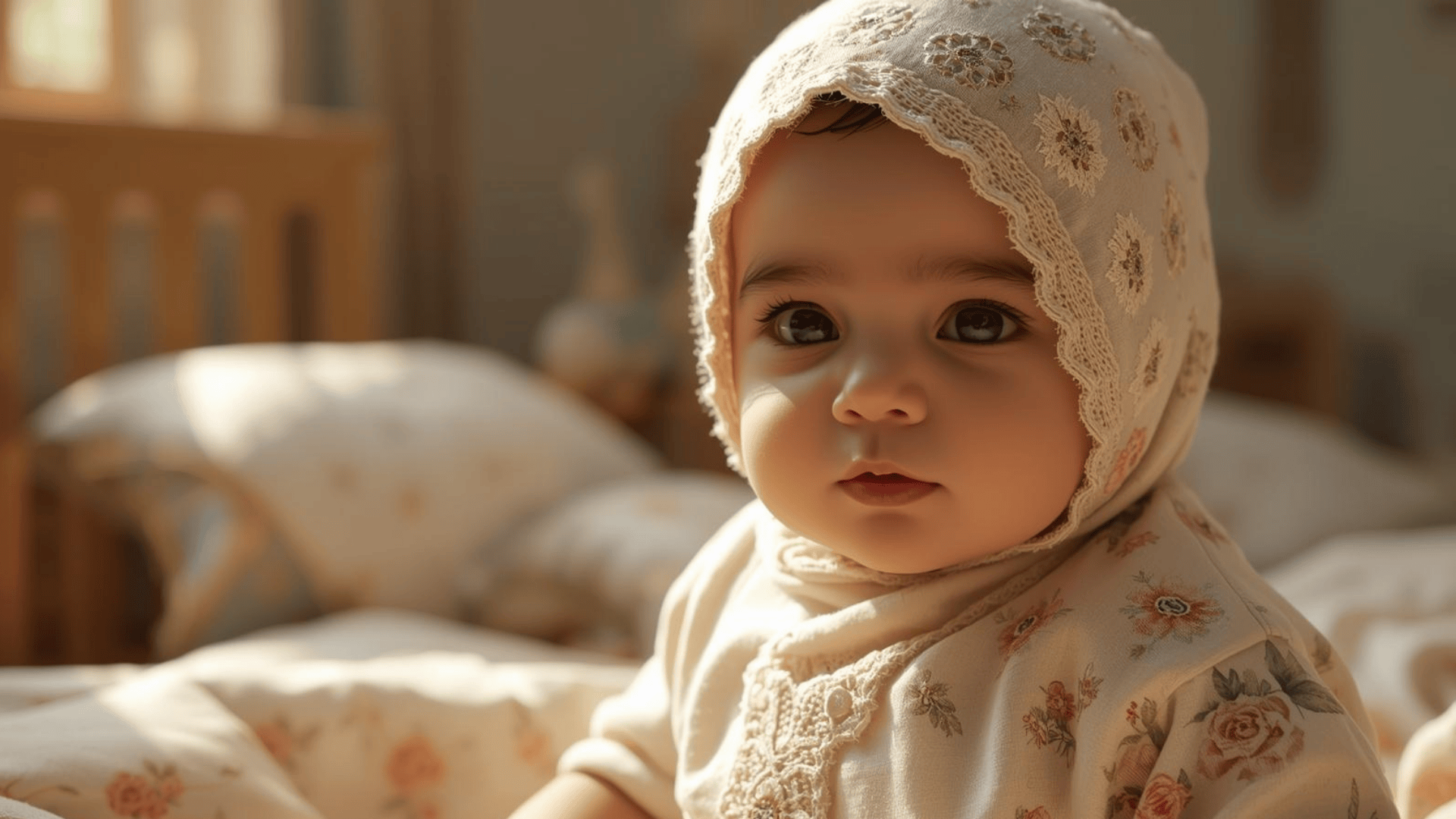 bayi perempuan memakai baju nyaman